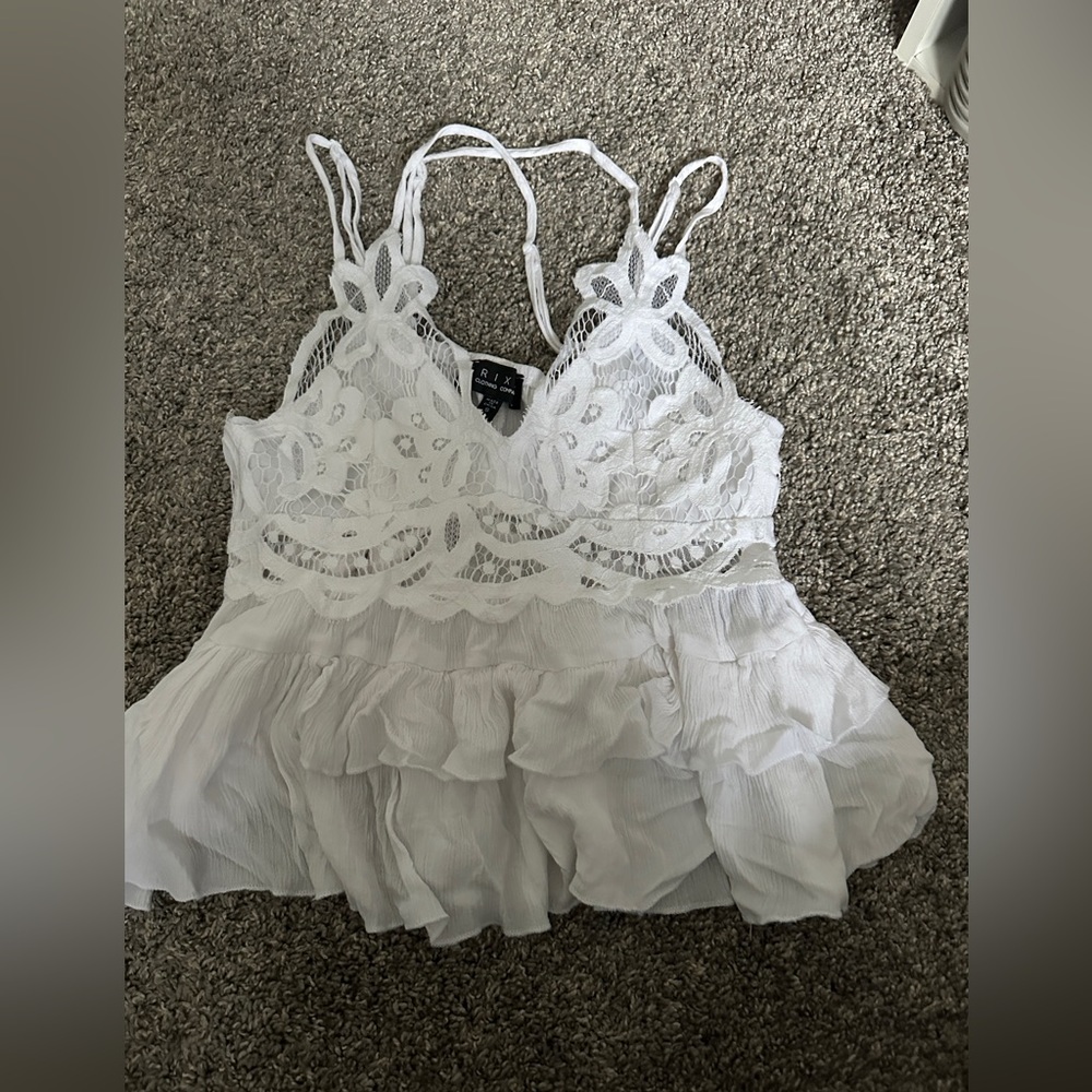 White Francesca’s Tank
